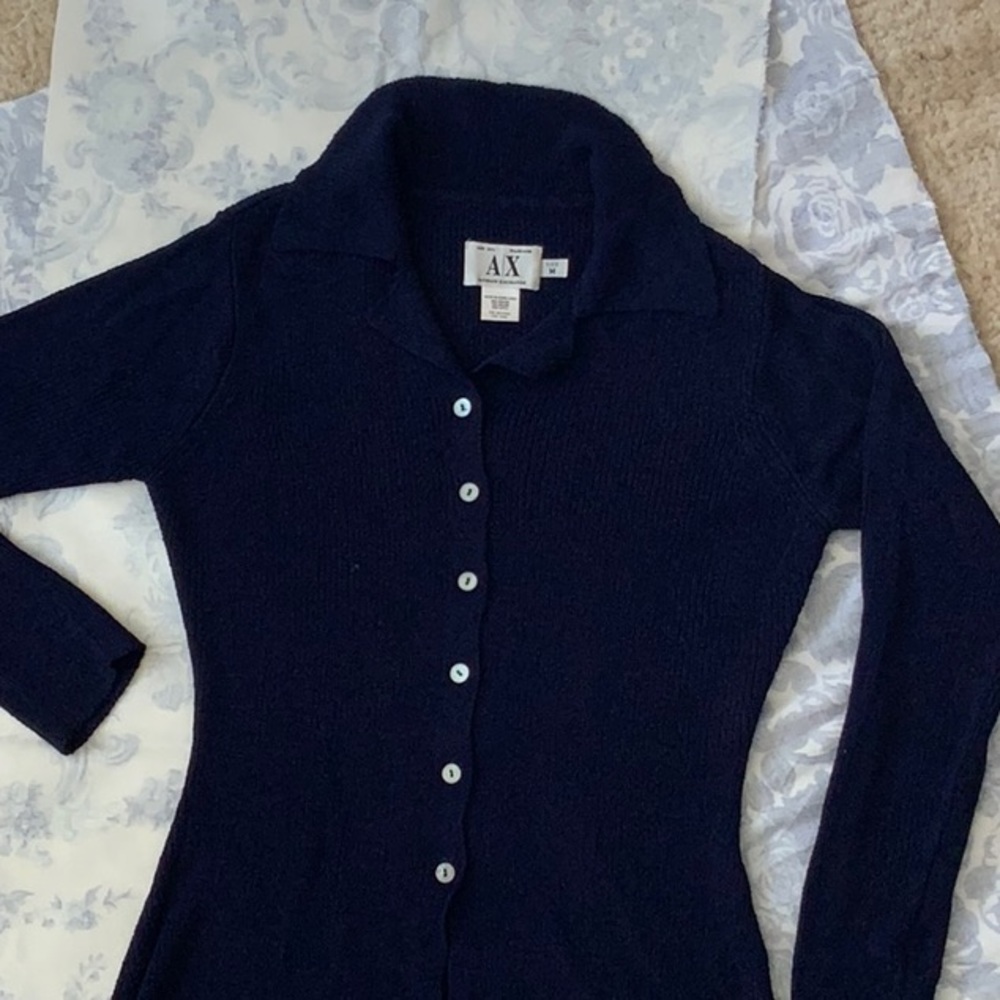 A/X Electric Navy Blue long sleeve knit